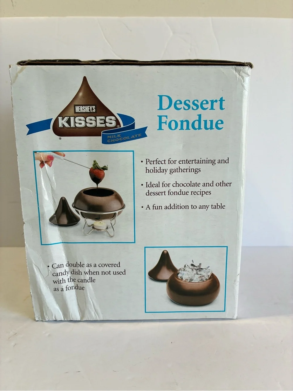 Vintage Hershey’s Kisses Dessert Fondue Set NOS Original Box